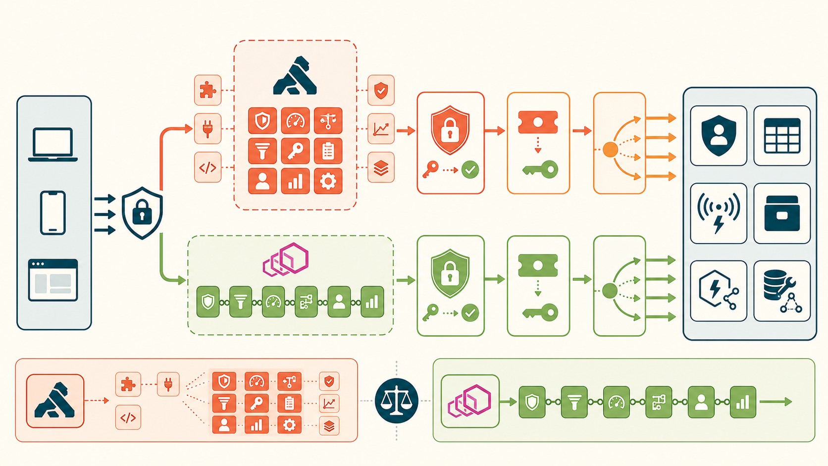 supabase self-hosted proxy diagrama explicativo