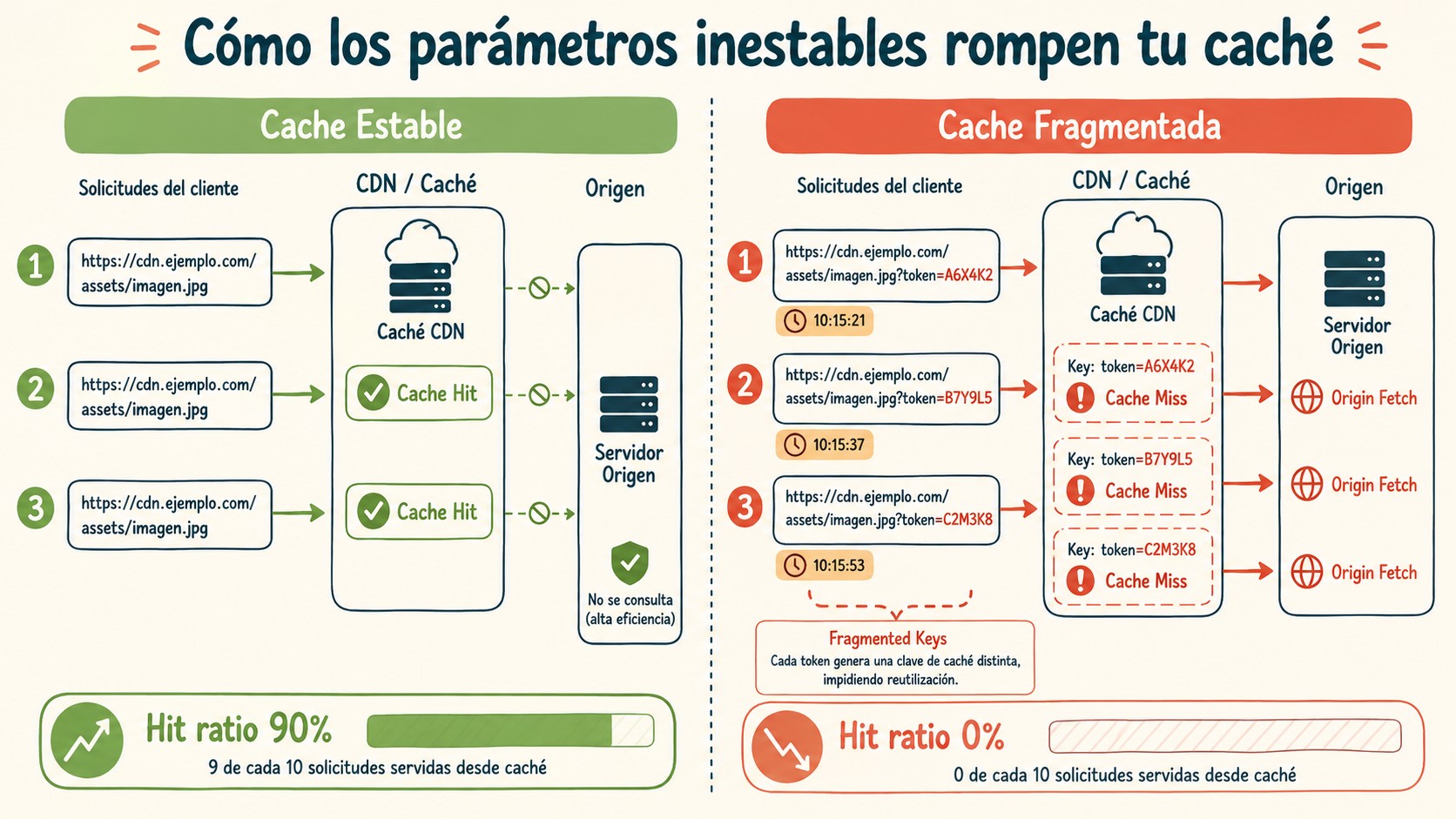 auditar caché cdn diagrama explicativo