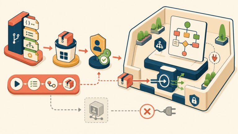 CI/CD de Logic Apps Standard en ASE privado sin VNet agent - ilustracion