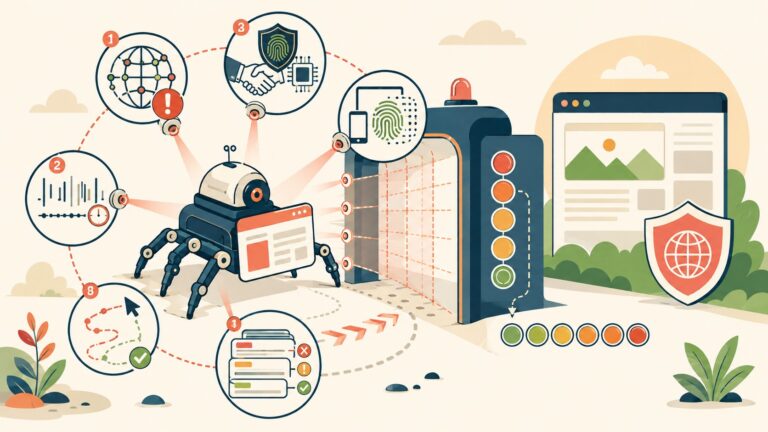 Cómo detectan anti-bot tu scraper: las 6 señales - ilustracion