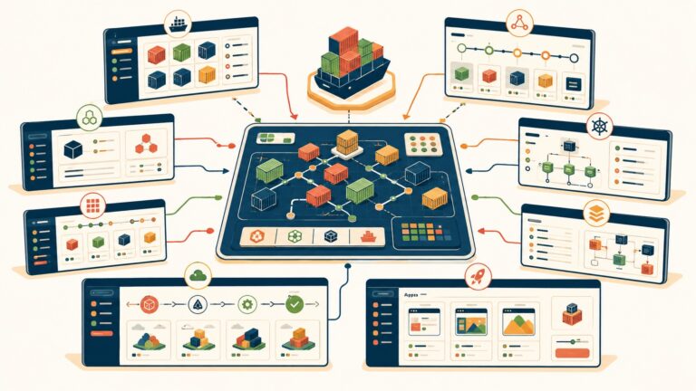 Docker UI alternativas 2026: 6 opciones frente a Portainer - ilustracion