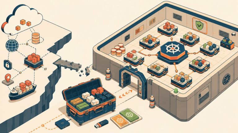 Kubernetes sin internet: EKS air-gapped con Spinifex - ilustracion