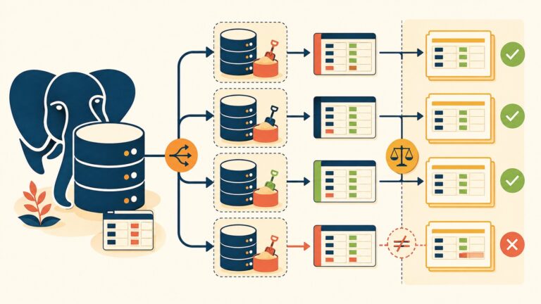 Pruebas de regresión en PostgreSQL con Spawn y golden files - ilustracion