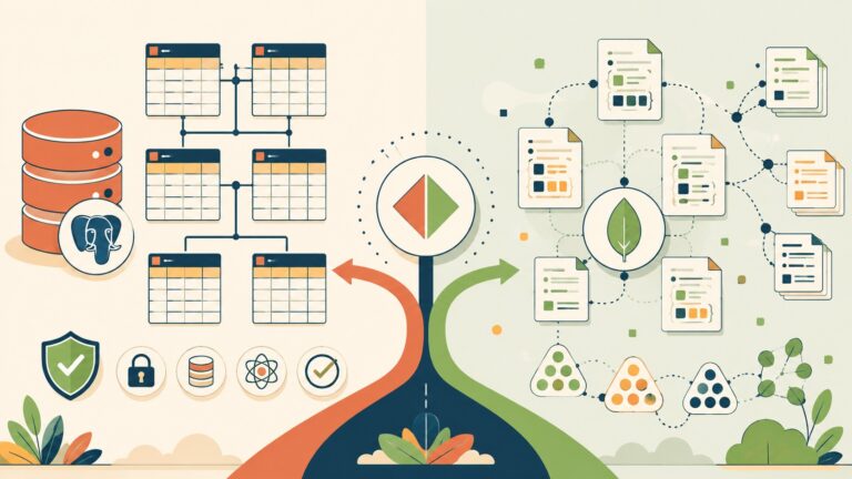 SQL vs NoSQL: cuál elegir en 2026 (guía práctica) - ilustracion