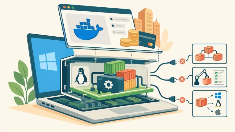 Docker Desktop cobra: ¿qué alternativa gratuita usar? - ilustracion