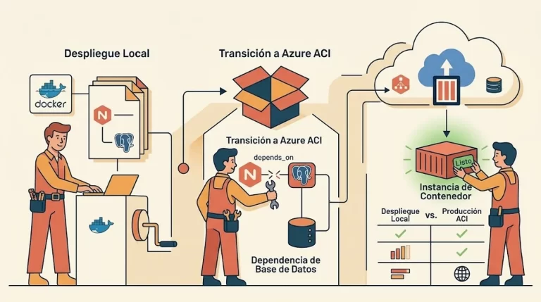 Cómo desplegar Docker en Azure: caso real paso a paso - ilustracion
