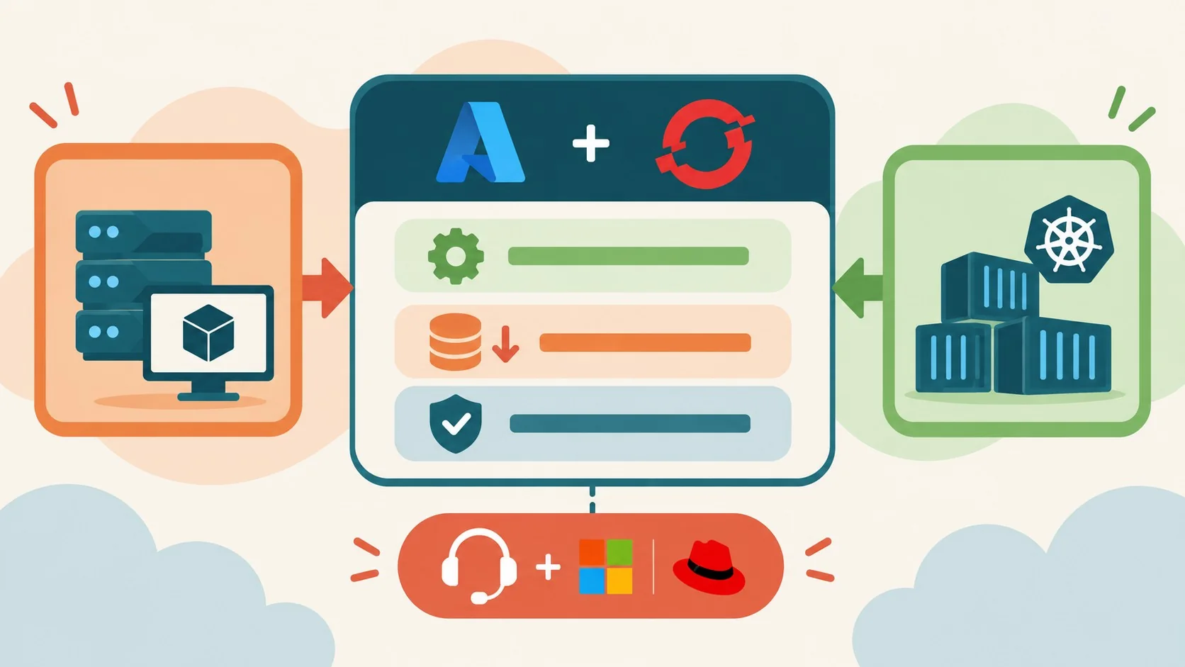 azure red hat openshift diagrama explicativo