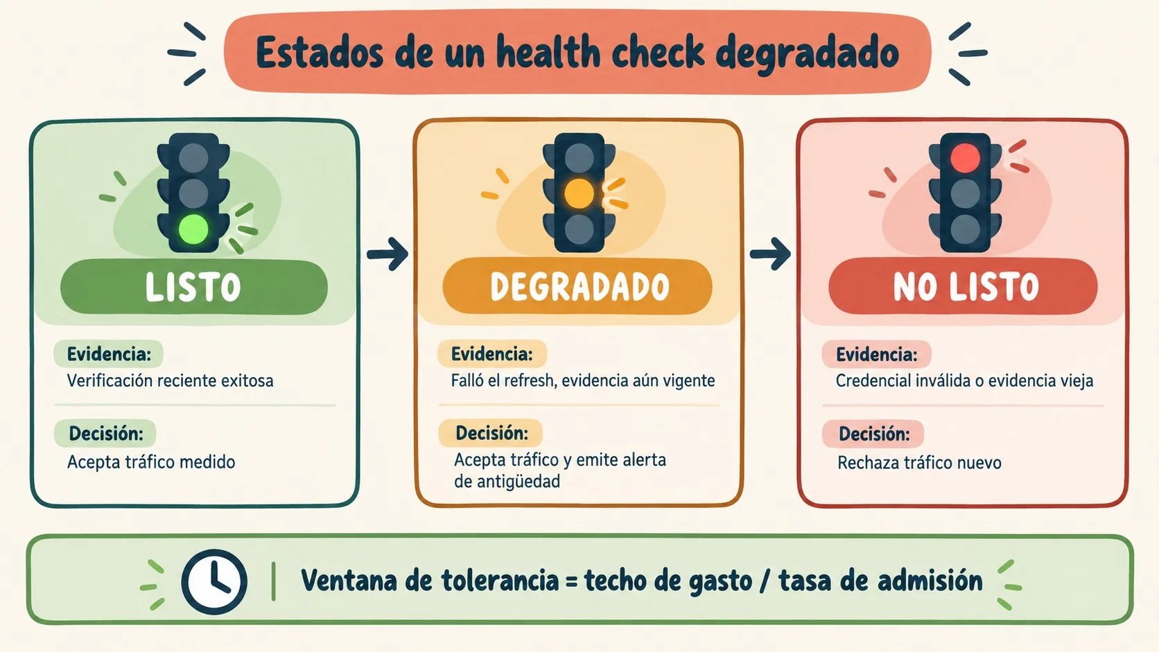 health checks node.js diagrama explicativo