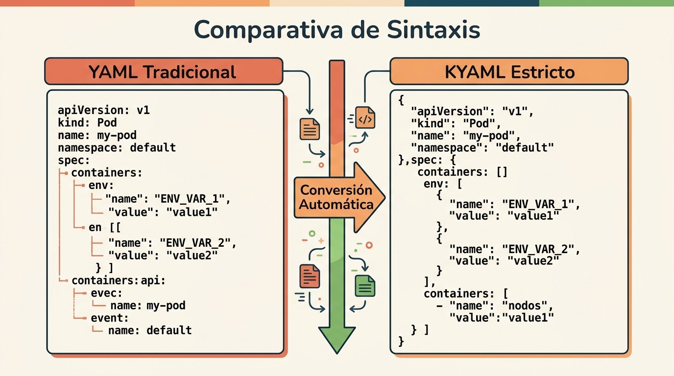 KYAML Kubernetes diagrama explicativo