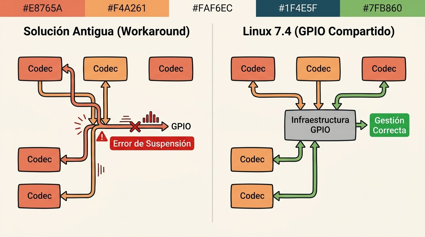 linux apple silicon audio diagrama explicativo