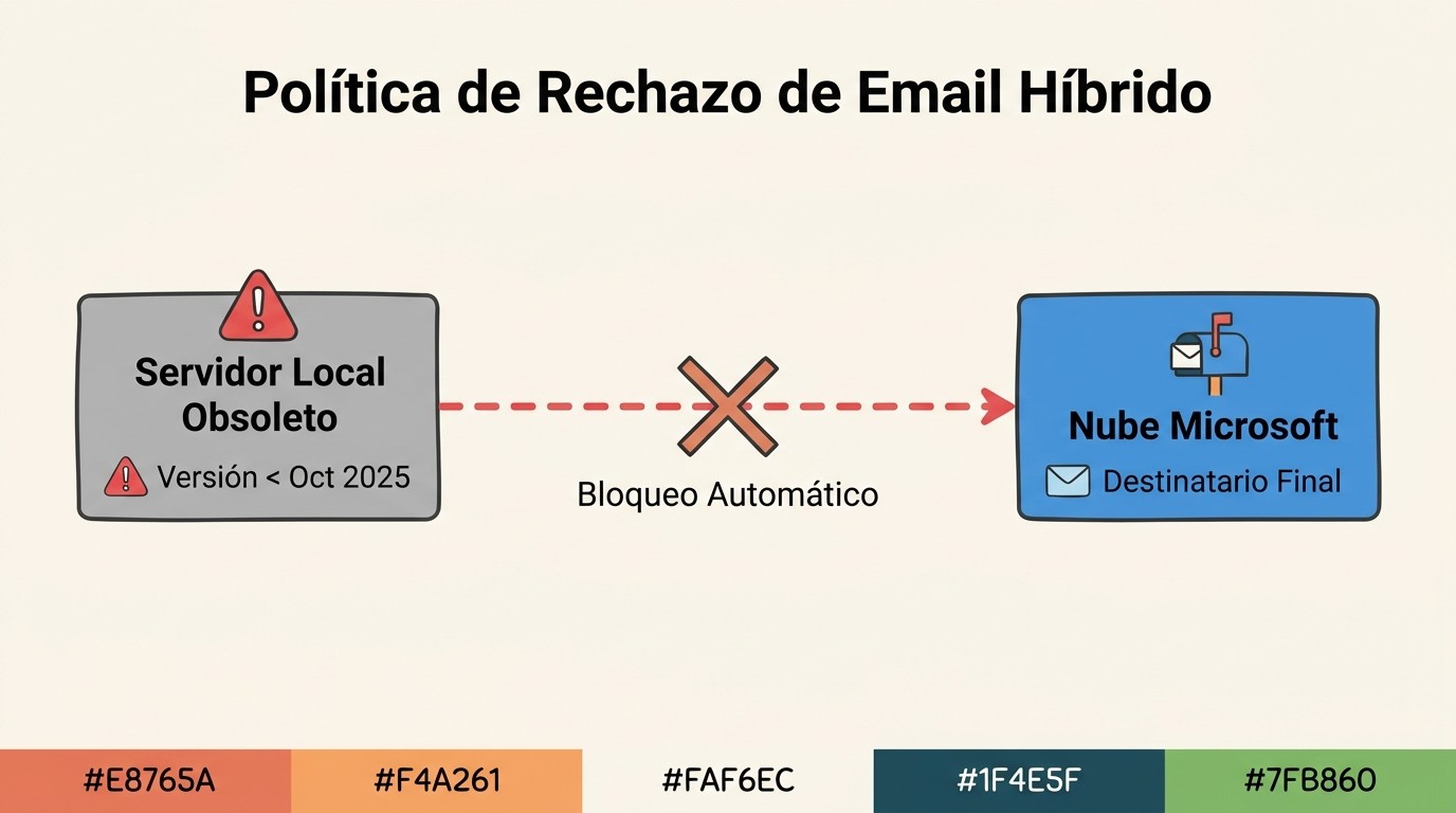 exchange server obsoleto diagrama explicativo