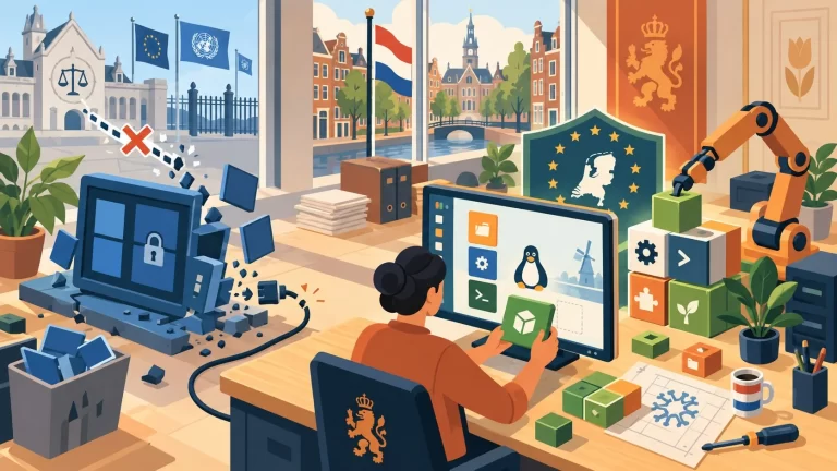 Países Bajos abandona Windows y arma su propio Linux - ilustracion
