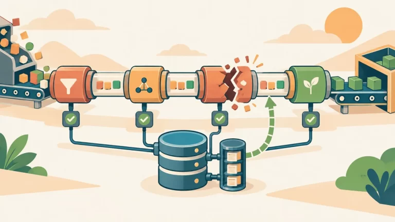 Pipelines tolerantes a fallos en Python con SQLite WAL - ilustracion
