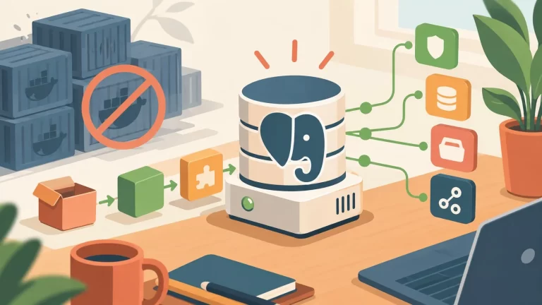 Postgres local sin Docker con Tinbase - ilustracion
