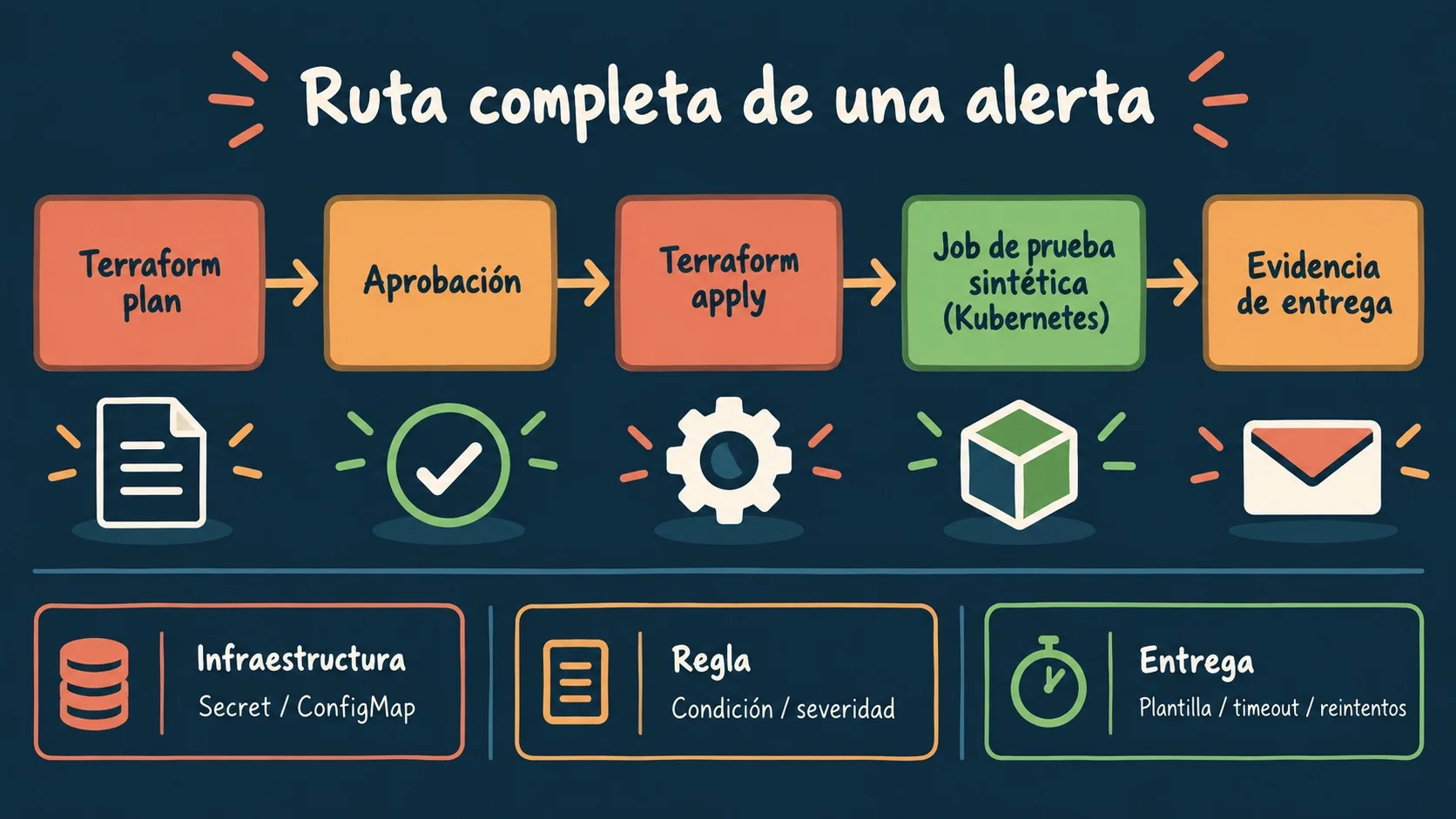 probar alertas terraform diagrama explicativo