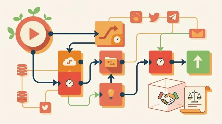 Qué es n8n y cómo automatizar workflows sin código - ilustracion