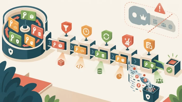Rotación de claves API en CI: 5 reglas antifugas - ilustracion