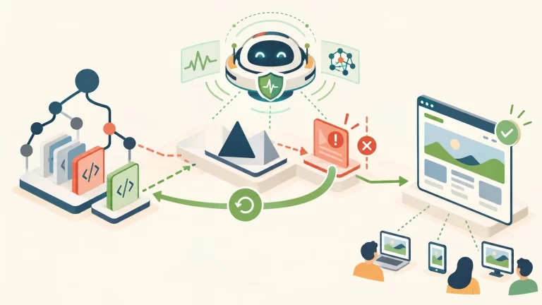 StackCircuit365: rollback automático en Vercel con IA - ilustracion