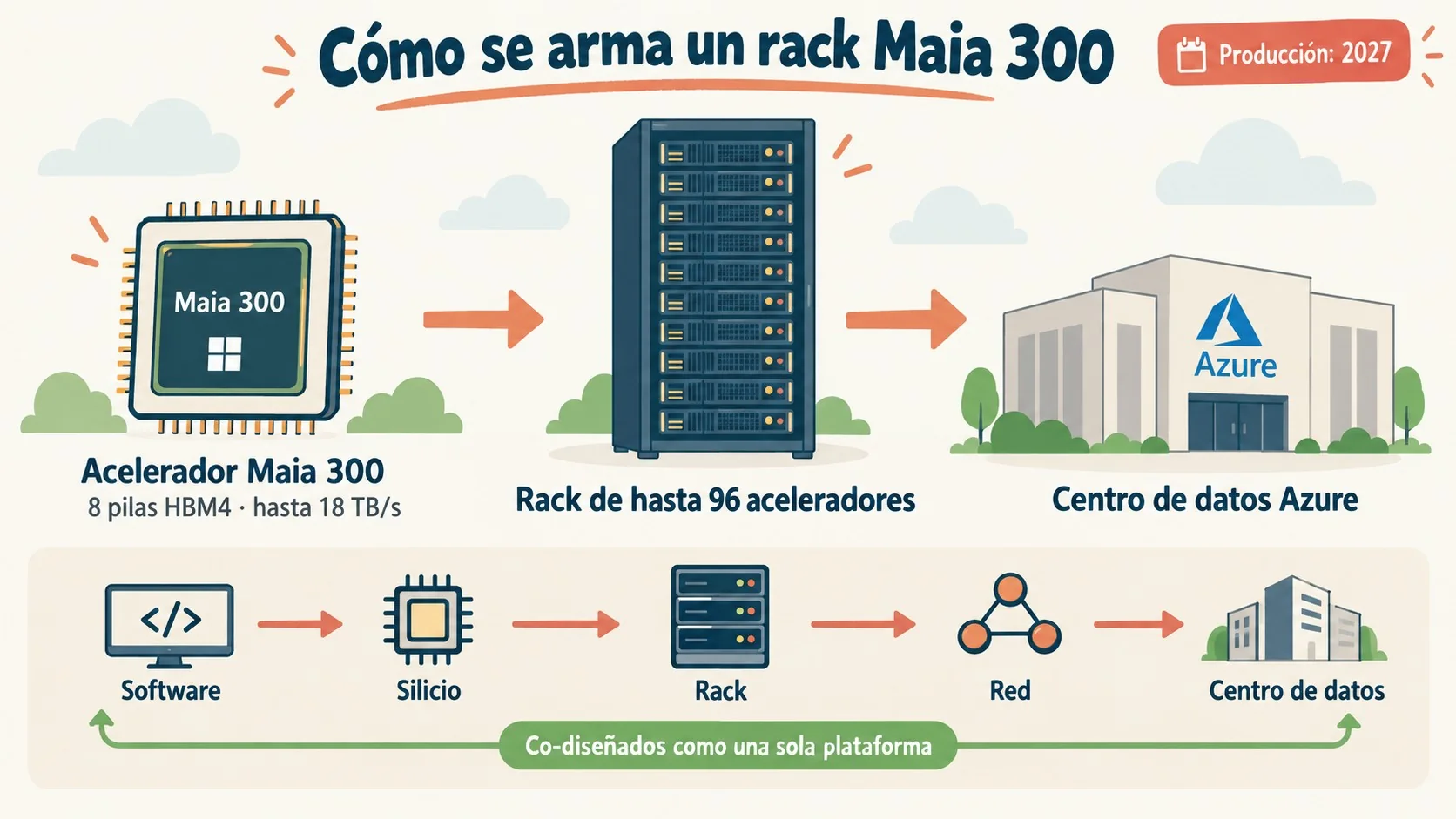 azure maia 300 diagrama explicativo