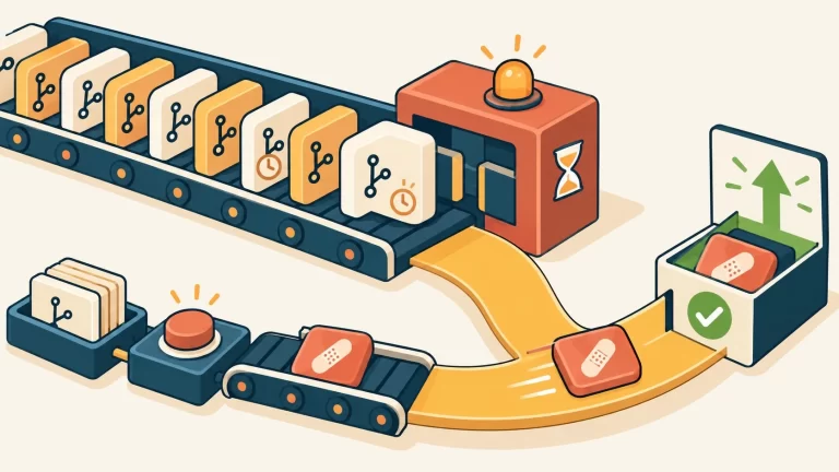 Caída de GitHub Actions: deploys frenados y plan B - ilustracion