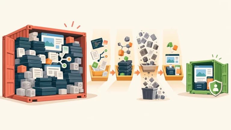 Dockerfile Next.js producción: de 1.97 GB a 287 MB - ilustracion