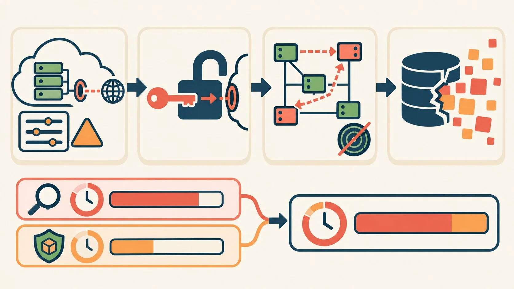 errores de iam en la nube diagrama explicativo