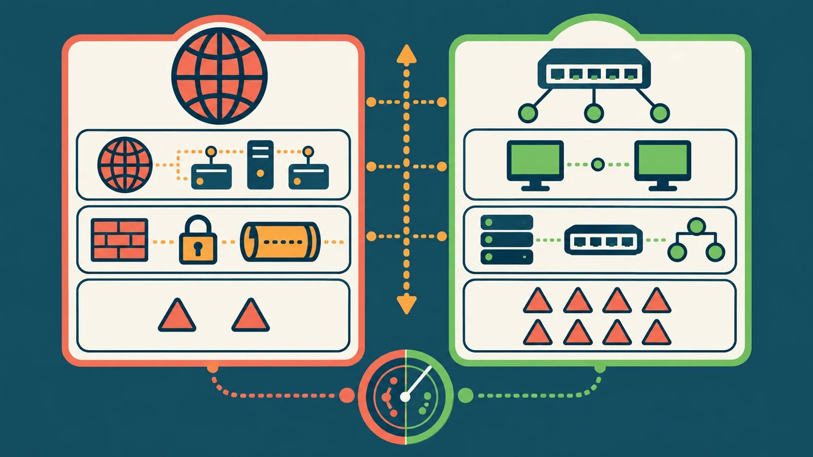 escaneo de vulnerabilidades interno y externo diagrama explicativo