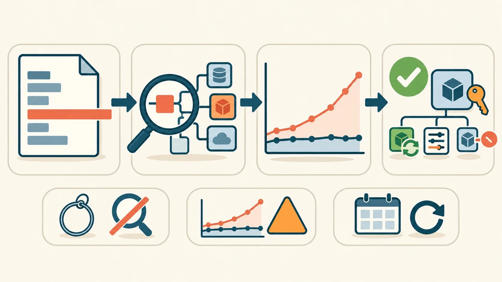 optimización de costos cloud diagrama explicativo