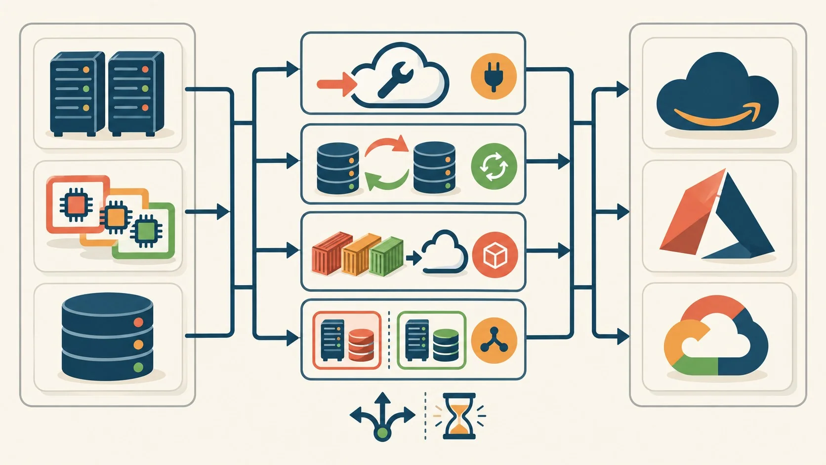 herramientas de migración a la nube diagrama explicativo