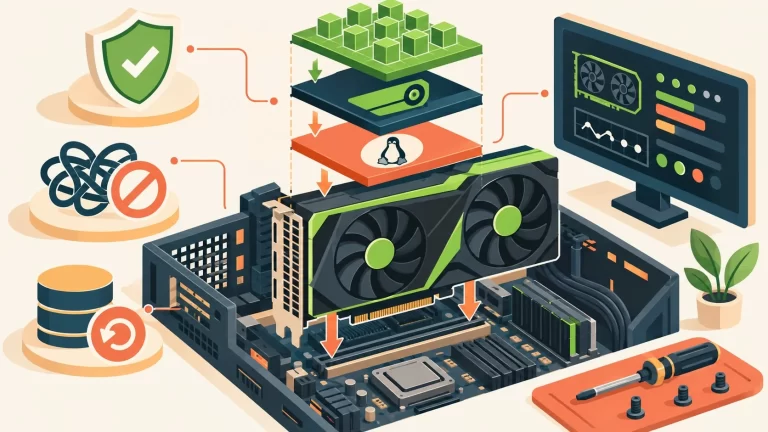 Instalar drivers Nvidia y CUDA en Linux sin romper nada - ilustracion