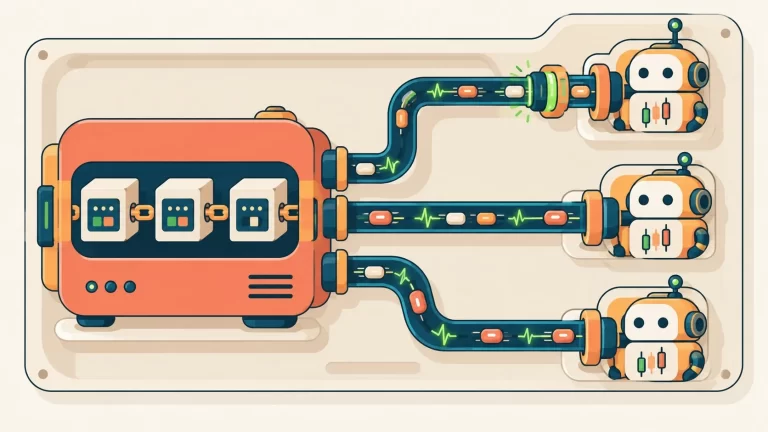 IPC nodo blockchain: go-ipc conecta bots sin TCP/HTTP - ilustracion