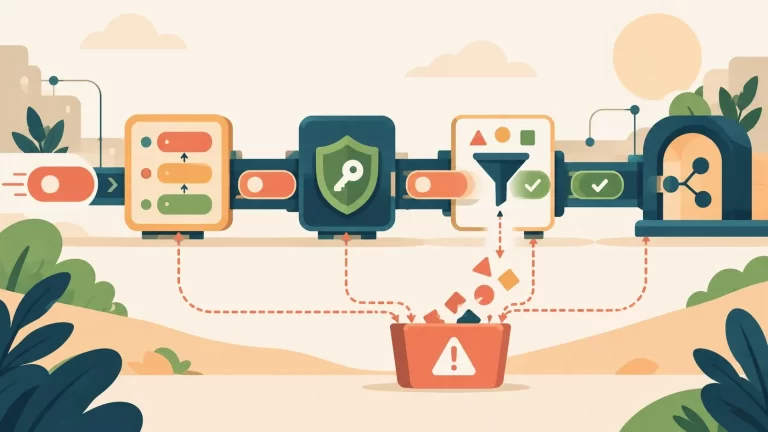 Middleware en Node.js: orden, API key y errores - ilustracion