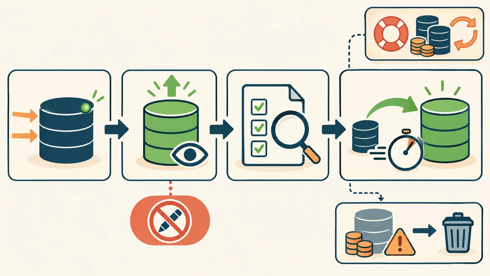 rds extended support mysql diagrama explicativo