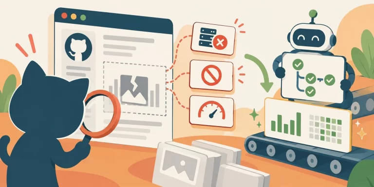 Readme stats no funciona: arreglá 503, 403 y rate limit - ilustracion