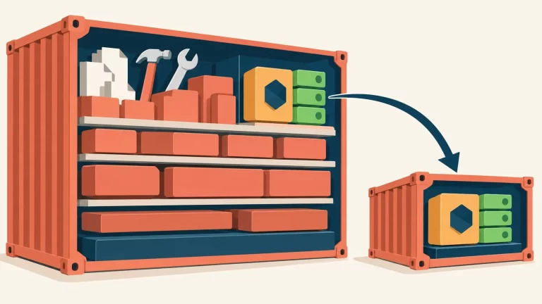 Cómo reducir el tamaño de una imagen Docker de 2GB - ilustracion