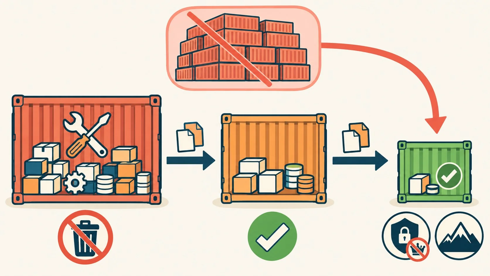 reducir tamaño imagen docker diagrama explicativo