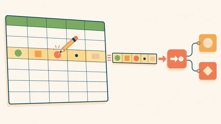 Cómo sincronizar Google Sheets con n8n sin releer todo - ilustracion